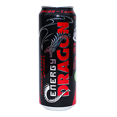 Энергетический напиток “Energy Dragon” с соком грейпфрута 0,45л